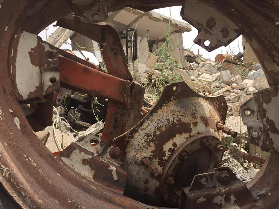 به‌ وێنه‌ وێرانكارييه‌كانى داعش له‌ گوندى به‌شير ببينه‌